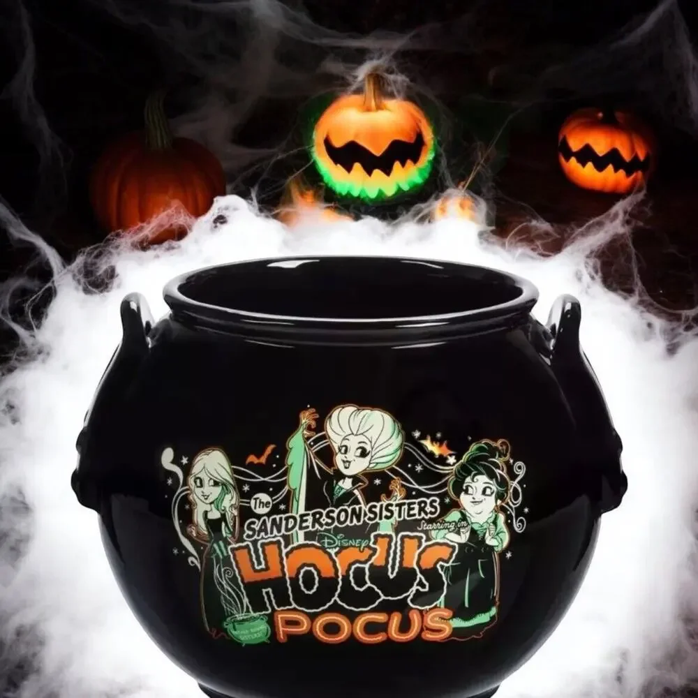 Disney Hocus Pocus Sanderson Sisters Cauldron Cookie Jar NEW IN BOX